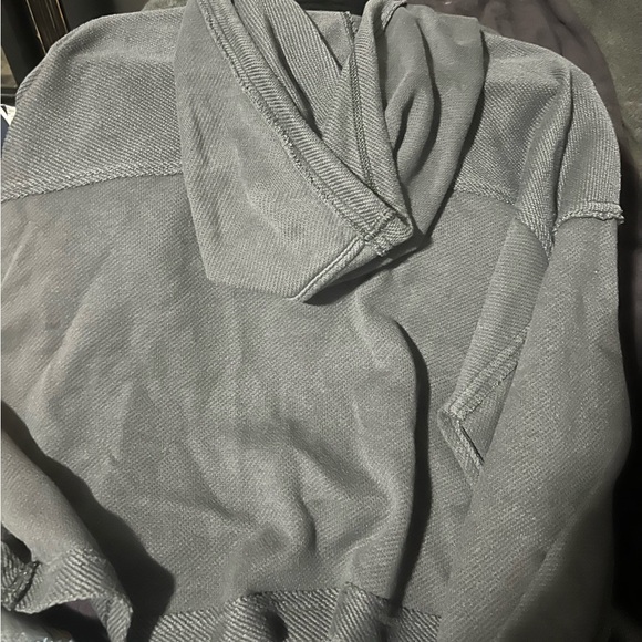 Aerie Heather Gray Zip-Up Jacket - Picture 3 of 3